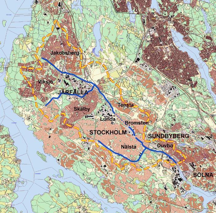 Den positiva faktor som ett vattendrag kan utgöra i den bebyggda miljön ska tas tillvara.