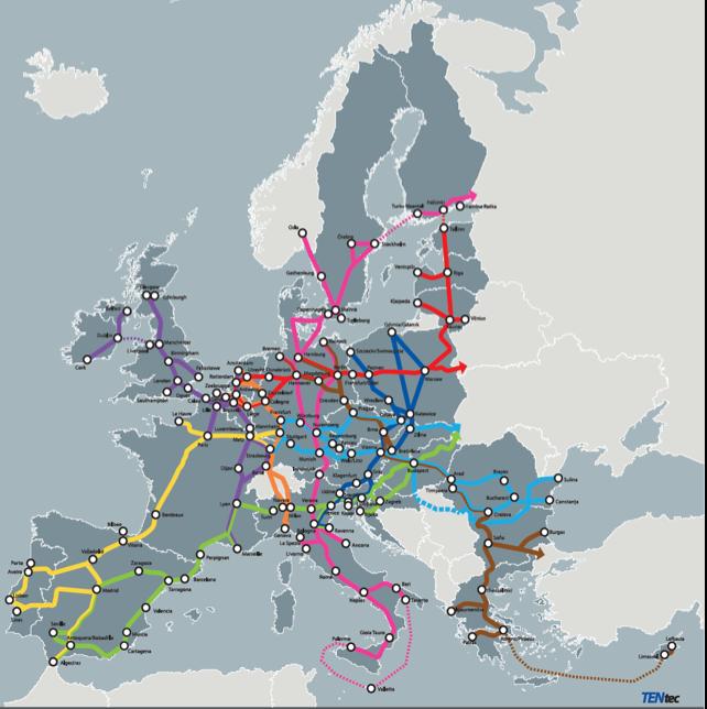 Stomnätskorridorer 9 transportslagsövergripande korridorer