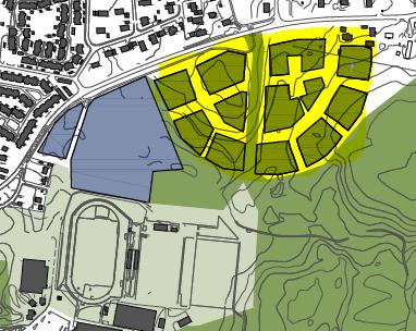 3.2.4 Södra Haga Området bedöms rymma ca 250 bostäder i mindre flerbostadshus och småhus i grupp enligt strukturplan för centrala Vallentuna