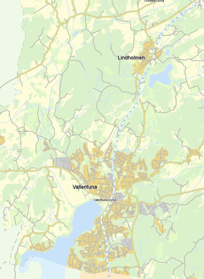 Södra Lussinge Karby/Lindvägen Kumla-Stensta Brottby- Sundby Frösunda-Sunnanå Mörbytorp Össeby-Hacksta Lindholmen Strömgården