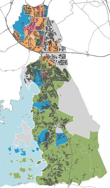 Bostäder i Askim-Frölunda-Högsbo För få bostäder (<10) Blandad form Småhus Hyresrätt Bostadsrätt Hovås Billdal Askim Småhus Bostadsrätt Hyresrätt 91% 2% 80% 16% 3% 54% 13% 33% Järnbrott 14% 28% 58%