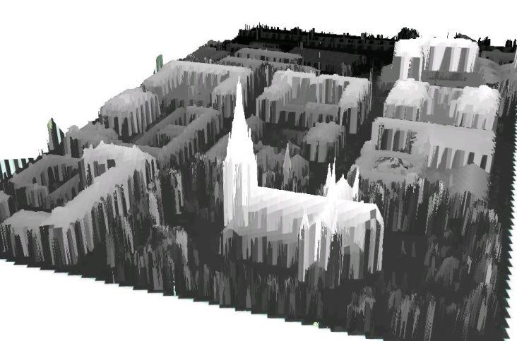 På övriga ytor är osäkerheten högre. Figur 5. Exempel på laserdata. Laserdata (.las -format) Jönköping Huskvarna 2016 6,25 6 12 pkt/m 2 Tabell 5. Avgift för laserdata. 4.