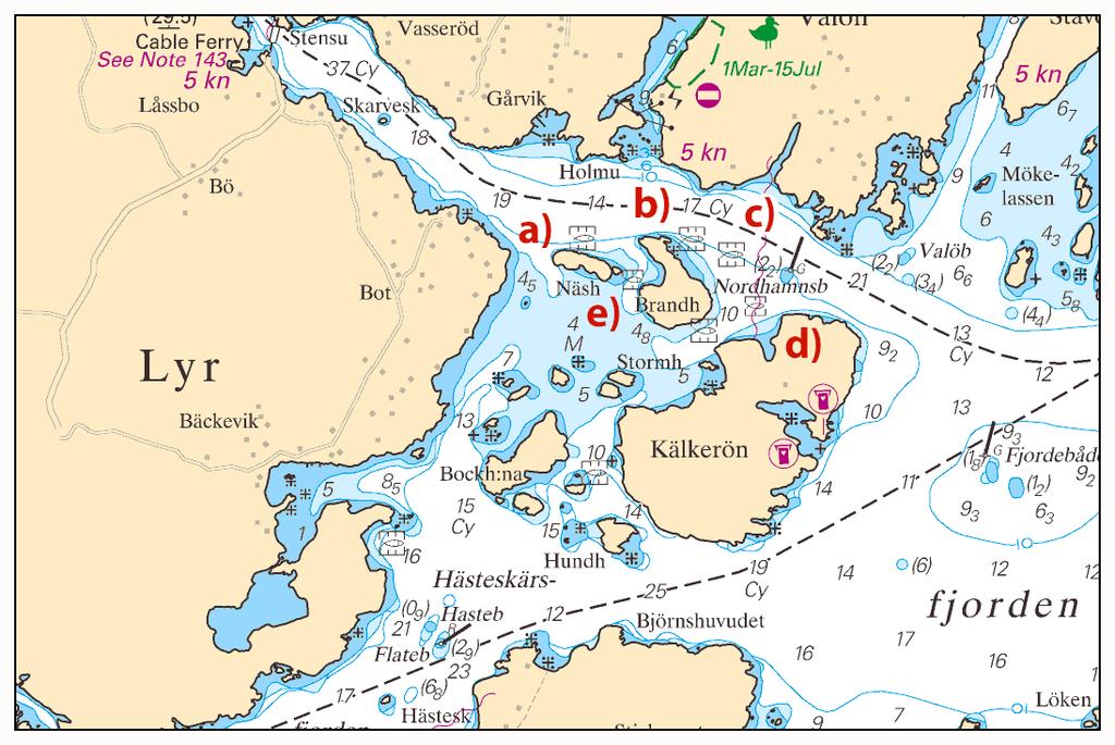 2015-03-19 17 Nr 538 Musselodlingar i Stigfjorden Scanfjord Mollösund AB. Publ. 14 mars 2015 * 10205 Sjökort: 933, 934 Sverige. Skagerrak. Bovallstrand. Flatholmen. Alvö. Grund.