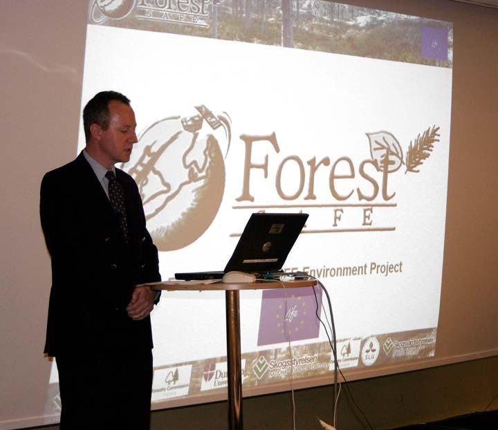 informationsspridning Projektet ForestSAFE har varit en viktig arena för att utbyta idéer och innovationer. Dessutom har man kunnat sprida information om forskningsresultat till praktiker.