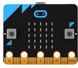 Lär känna micro:bit Lär känna micro:bit I denna uppgiften kommer ni att använda block från följande grupper Titta på micro:biten du fått