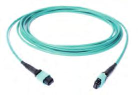 Fiberkablage MPO/MTP Fiberkablage, MPO/MTP MPO/MTP är multifiberkontakter med upp till 24 fiber i ett kontaktdon vilket möjliggör effektiv korskoppling och hantering av stora fibermängder.