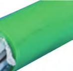 polyeten, grön Fiber: Singelmod G652D Temperaturområde, Vid förläggning: -15 +60 C Drift: -30 +60 C Lagring: -40 +70 C