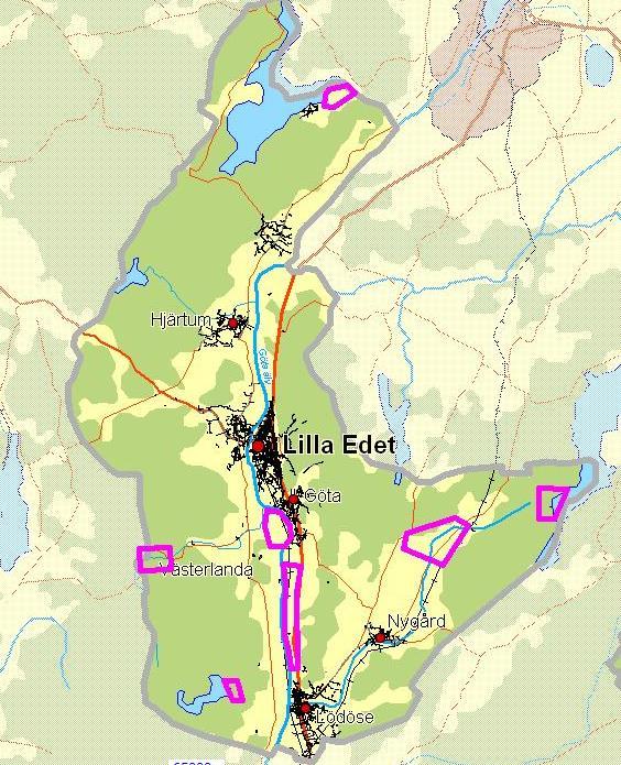 sid- 2 - Västerlanda sjön Området kring sjön är detaljplanerat område, det kan finnas outnyttjade byggrätter inom detaljplaneområdet. Området är idag mer eller mindre ett permanentat fritidsområde.