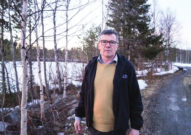 En nöjd markägare Rune Nordlund är en av många markägare i Norrbotten som sökt stöd för att utveckla skogens miljövärden.