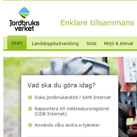 2 Rapportera djursjukdata 2.1 Inloggning www.