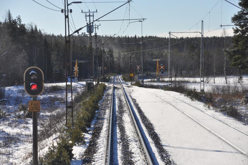1. FAKTAREDOVISNING 1.1 Händelseförloppet Två godståg, Railcare T AB:s 34871 och VR Track Sweden AB:s 26890, skulle mötas på driftplatsen Fångsjöbacken.