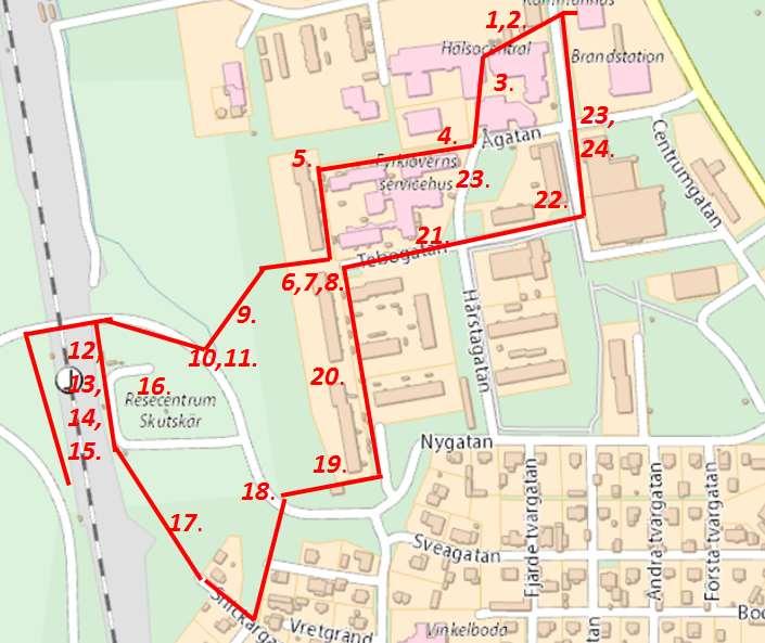 2(17) Vad är det här för dokument? En trygghetsvandring är när en grupp människor promenerar en förbestämd slinga, för att avgöra var det finns risker för otrygghet i miljön.