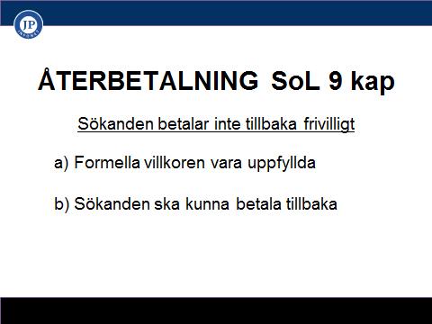 grunder skall fattas av den politiska nämnd som är ansvarig för frågor om ekonomiskt stöd.