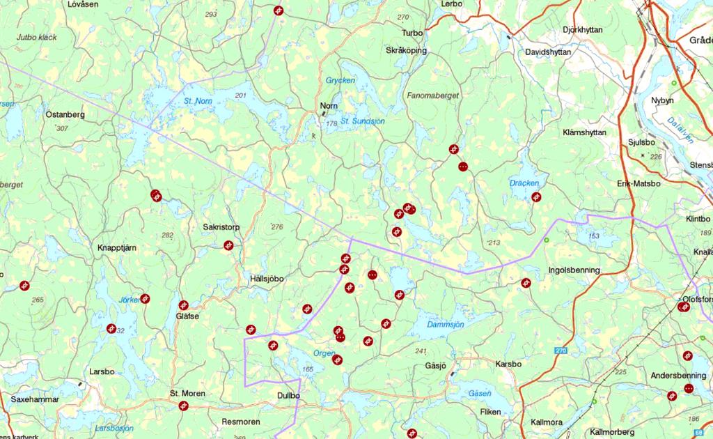 Dessa markringar är DNA från Gåsmyrs