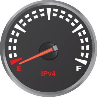 IPv4 begränsningar Depletion inte längre tilldelas IPv4 adresser, endast undantag Routing-tabellens storlek växer och växer med fler och fler nätverksenheter, mer routing information att