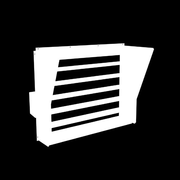 Short-circuit of rejected air is avoided when using the AUe / AUi combination.