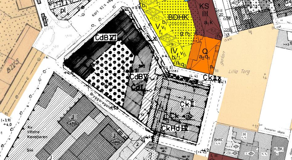 Flygfoto Halmstads centrum Gällande detaljplaner Inom området gäller Stadsplan för kvarteret Karl
