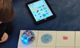 Programmera en robot Beebot & Bluebot Blueboten kan