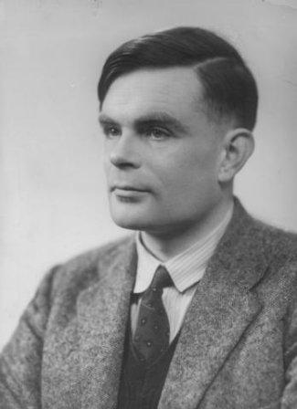 ) 1936: Turing bevisar, inspirerad av Kurt Gödel, att: I en by bor en (manlig) barberare som rakar alla män i byn som inte rakar sig själva (och inga andra).