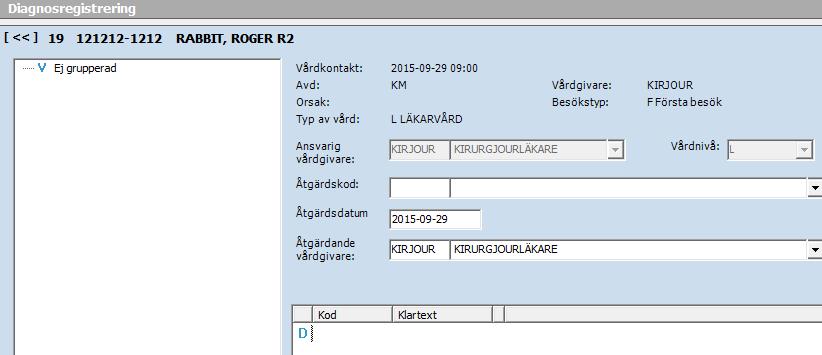 bedöms Planering Under sökning ankomstregistreras Undersökningsblock enligt SVF MDK Start av första Ny vårdbegäran Nytt planeringsunderlag Diagnos- och åtgärdsregistrering Skärmbild