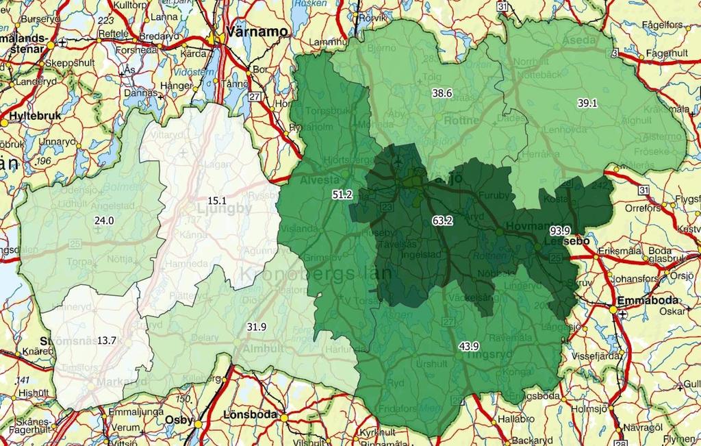 Viktigt att rapportera avskjutningen Den skattade avskjutningen i länet och lokala jaktvårdskretsar som presenterats i denna rapport beräknas med hjälp av den avskjutning som ditt och andras jaktlag