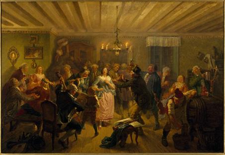 Wallander (1821 1888) Konserten på Tre