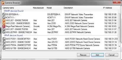 ONVIF Profile C för passage Som nämnts tidigare i broschyren har Ethiris ett plugin-koncept för integration mot passagesystem som är baserat