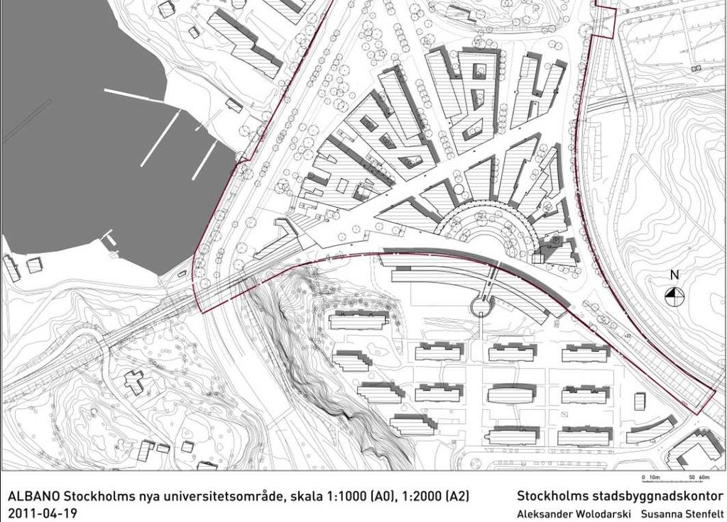 Situationsplan, detaljplaneförslag I den återstående planprocessen och förestående detaljplanesamråd är det angeläget att en utvärdering av