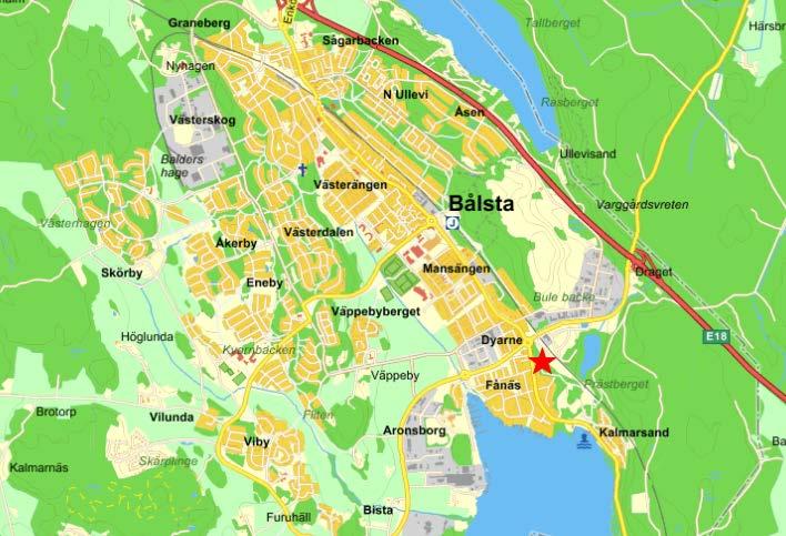 Håbo kommun, Bålsta Rapport Miljöteknisk markundersökning i Kalmarsand Datum: 2017-11-30 Uppdragsnr: 413159 Dokumentnr: 8645-17 Figur 1.