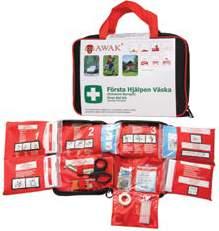 359:- NU 199:- Första-hjälpenväska Ett komplett första hjälpen kit i en kompakt, utvikbar väska.