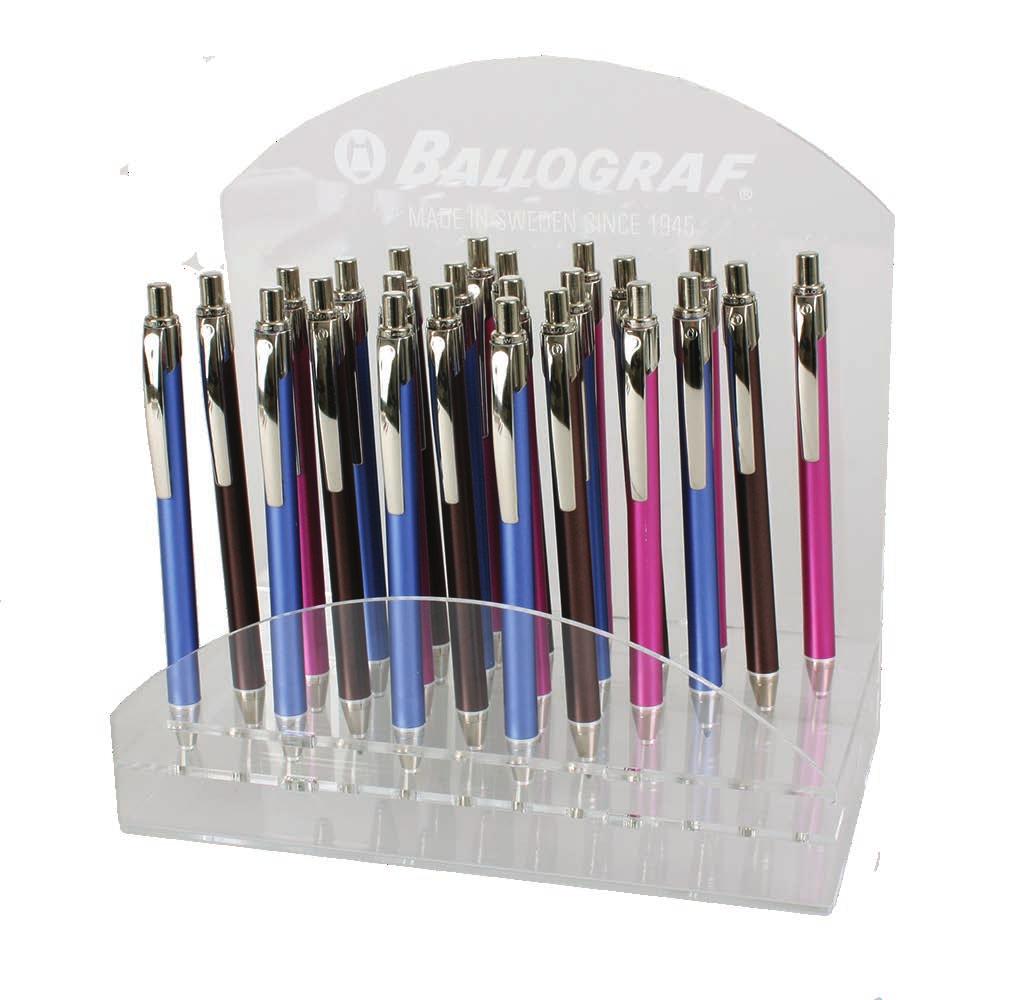 Cardboard display for 24 pens.