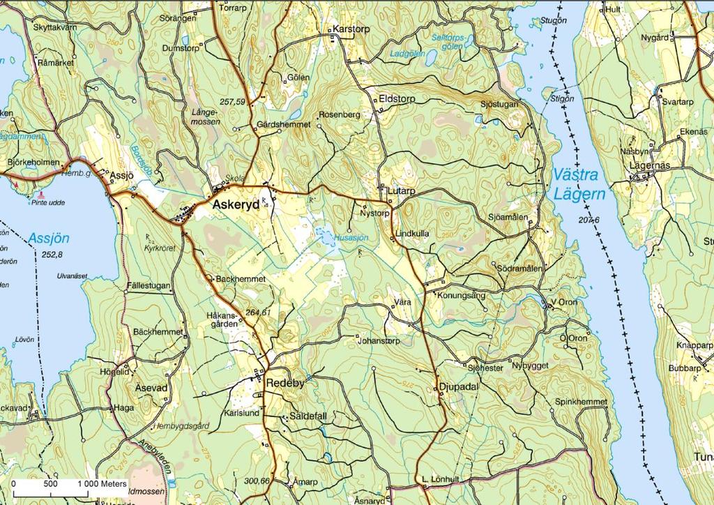 22 Figur 2c. Karta övre Bordsjöbäcken. Inringat område planeras åtgärdas inom projektet Bulsjöån övre. Siffran visar lokalens nummer i projektet. Referenser Ekologi.