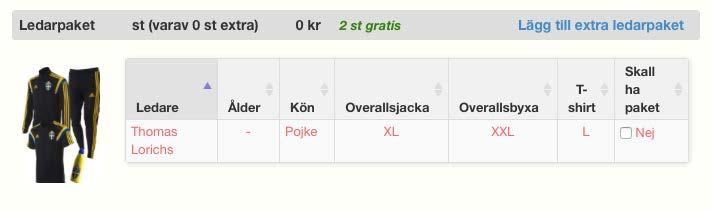 Materialbeställning Gå till Beställningar och titta på varje fotbollsskolas Materialbokningar för att verifiera att ledarpaketet är registrerat.