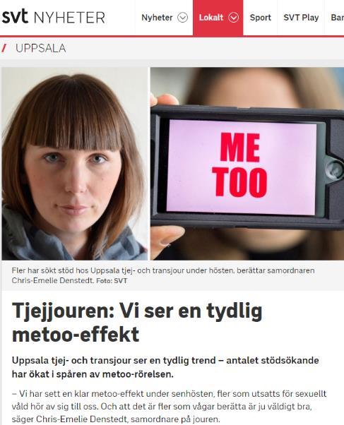 Vi har kunnat synliggöra tjejers och unga transpersoners situation samt nått ut till vår målgrupp och andra med information om vår verksamhet.