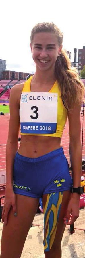 Stark landslagsdebut av Ebba Berglin Rekordlopp på 1 500 m Det blev en lyckad debut i den blågula landslagsdressen för KA 2 IF:s Ebba Berglin.