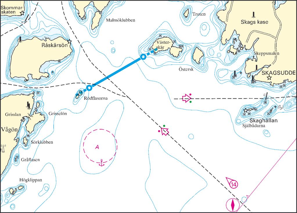 Lu9 - Skagsudde 1 ) Skagsudde 63 11,15 N 018 55,15 E 63 11,60 N 018 56,90 E Skagsudde - Örnsköldsvik 90/16/- 100/17/-