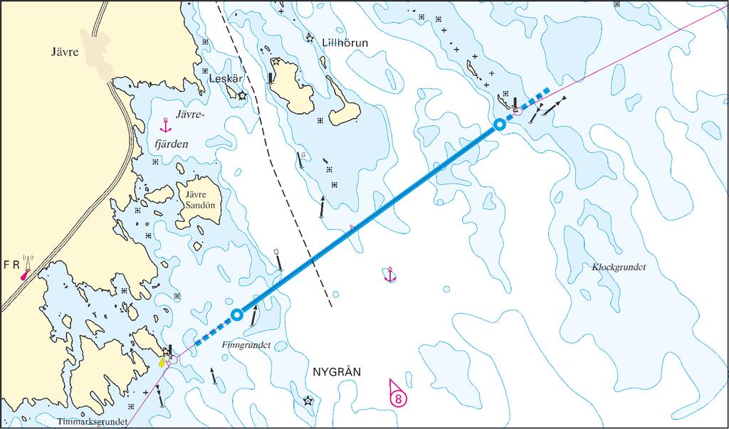 Lu4 - Piteå - Haraholmen 1 ) Nygrån 65 03,00 N 021 37,45 E 65 07,50 N 021 52,15 E Nygrån