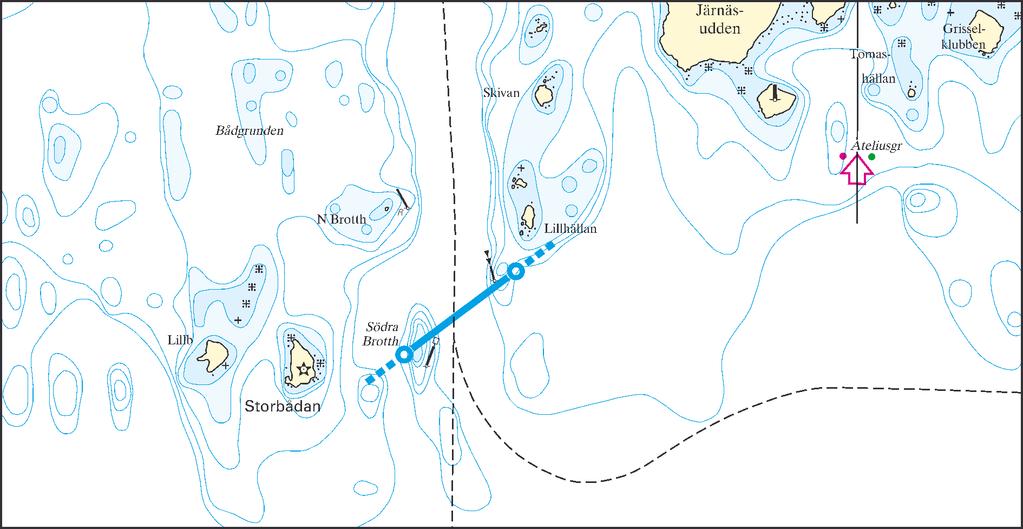Lu7 - Rundvik 1 ) Rundvik 63 24,60 N 019 36,35 E 63 24,95 N 019 37,40 E Väktaren - Rundvik