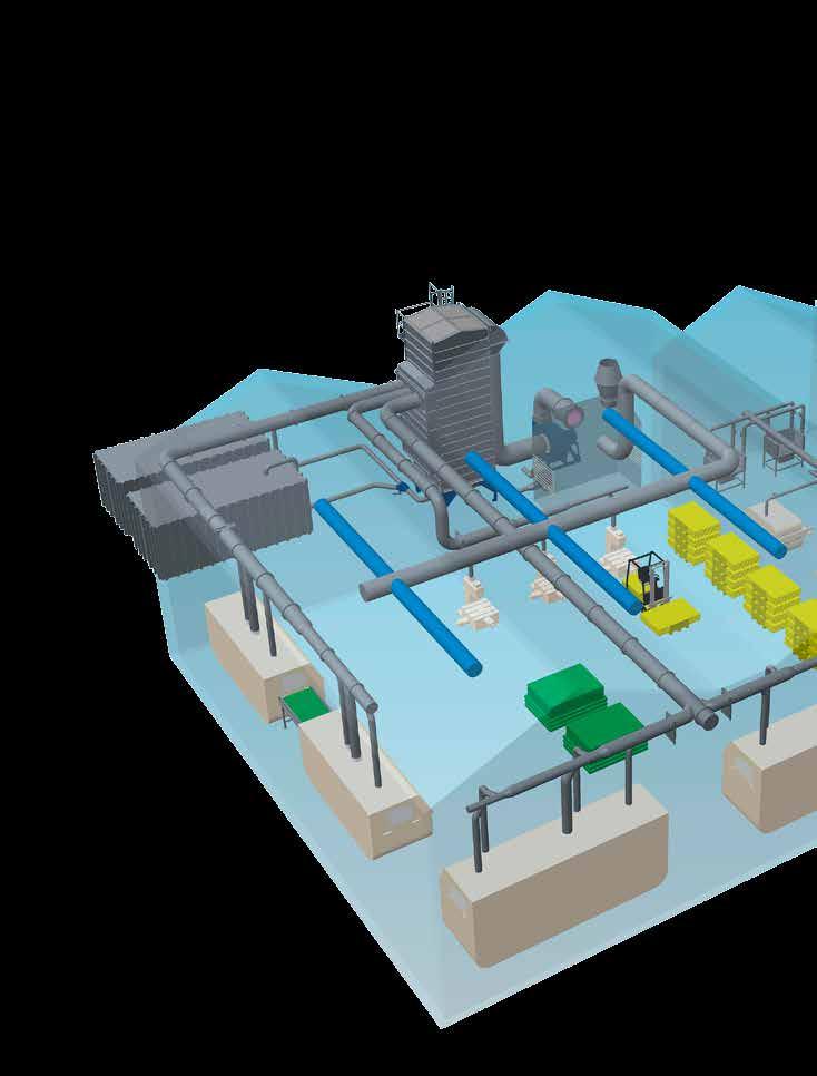 LAJAC PRODUKTER FÖR TRÄINDUSTRI Lajac är marknadsledare inom modern processventilation.