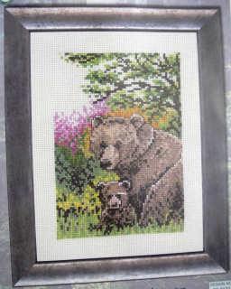 . 92-9130 144 SEK Tavelserie som föreställer björnar.