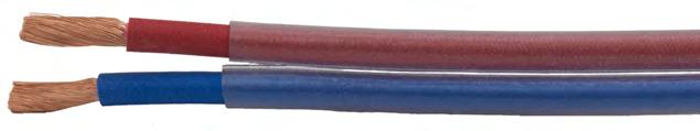 WYBLYK-S Batterikabel av PVC av TPE Ledare av fintrådig blank koppar Ver 08/04/13 Silikonfri Flexibel ² (H x B) N 911 10 20 2 x 2,5 5,3 x 12,6 8,30 N 911 20 20 2x4 6,0 x 13,0 11,4 N 911 30 20 2x6 6,6