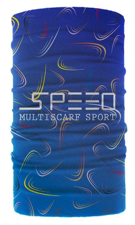 SPEED MULTISCARF 150st lev. tid 4-5 veckor MULTISCARF SPRT 04011736 Kraftig, sportig och funktionell multiscarf som trycks digitalt. Mått B25xH50 cm.
