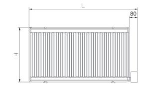 YALI 65 Garanterad diskretion PANELRADIATORER Yali 65 höjden 300 mm Modell E-nummer Effekt Höjd Längd Spänning Vikt YAL 65 03 07 230 03 1 85 552 30 350 300 720 230 7 YAL 65 03 07 400 03 1 85 552 41