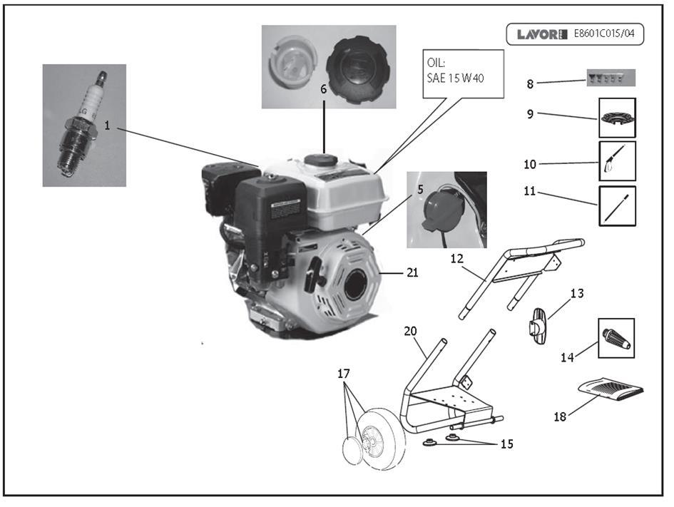 / 6 SEAL FOR FLANGE-BODY 6 4.608.046 GUIDE THERMIC - Pakning BODY GUIDE FLANGE ORIZ. 7 4.605.06 TH - Stempel styring KIT 3 LW 8 6.005.0339 50047 PISTONS+SPRINGS Kit 3 KIT 3 LW THRUST SHOE + 9 6.005.0340 50048 THRUST RING Kit 3 WOBBLE PLATE 3 30' 0 4.