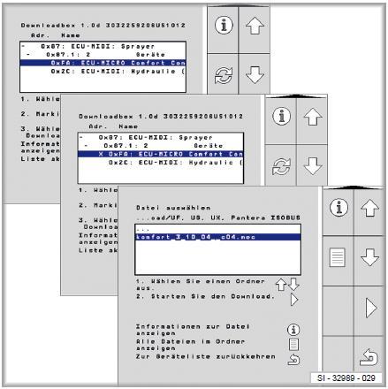 Uppdatering av alternativa redskapsdatorer i underliggande system (sub-bus) Om