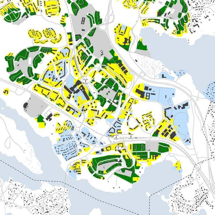 32% av Farstas befolkning (boende och arbetande) har mindre än 200 meter till närmaste bollplan Söderort: 42% Yttre staden: