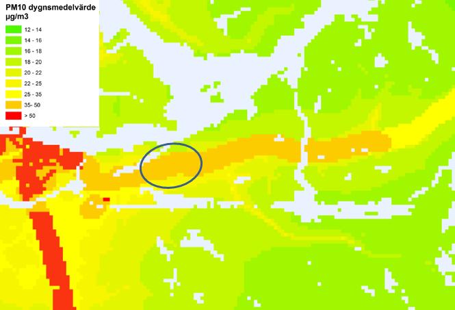 3 Nuläge Stockholms och Uppsala läns luftvårdsförbund har låtit genomför en kartläggning av kvävedioxid- och partikelhalter (PM10) i länen år 2011 (LVF, 2012).