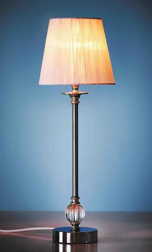 Bordslampa Cato LED matt vit, H 48 cm, MR11, 1.