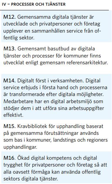 Under 2017 presenterade SKL också sitt senaste strategidokument Förutsättningar för digital utveckling i kommuner, landsting och regioner Handlingsplan 2017 2025.