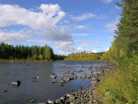 En hel del material lades ut på grundområdet vid brytaren och en del större block placerades ut i älvfåran vid norra bifåran vid Lappkåtaholmen.